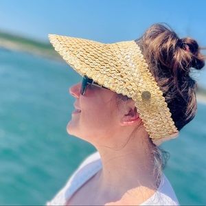 BC Branded Straw☀️Sun Visor☀️, NWOB